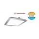 Downlight panel LED Cuadrado 120x120mm Niquel Satinado 6W CCT